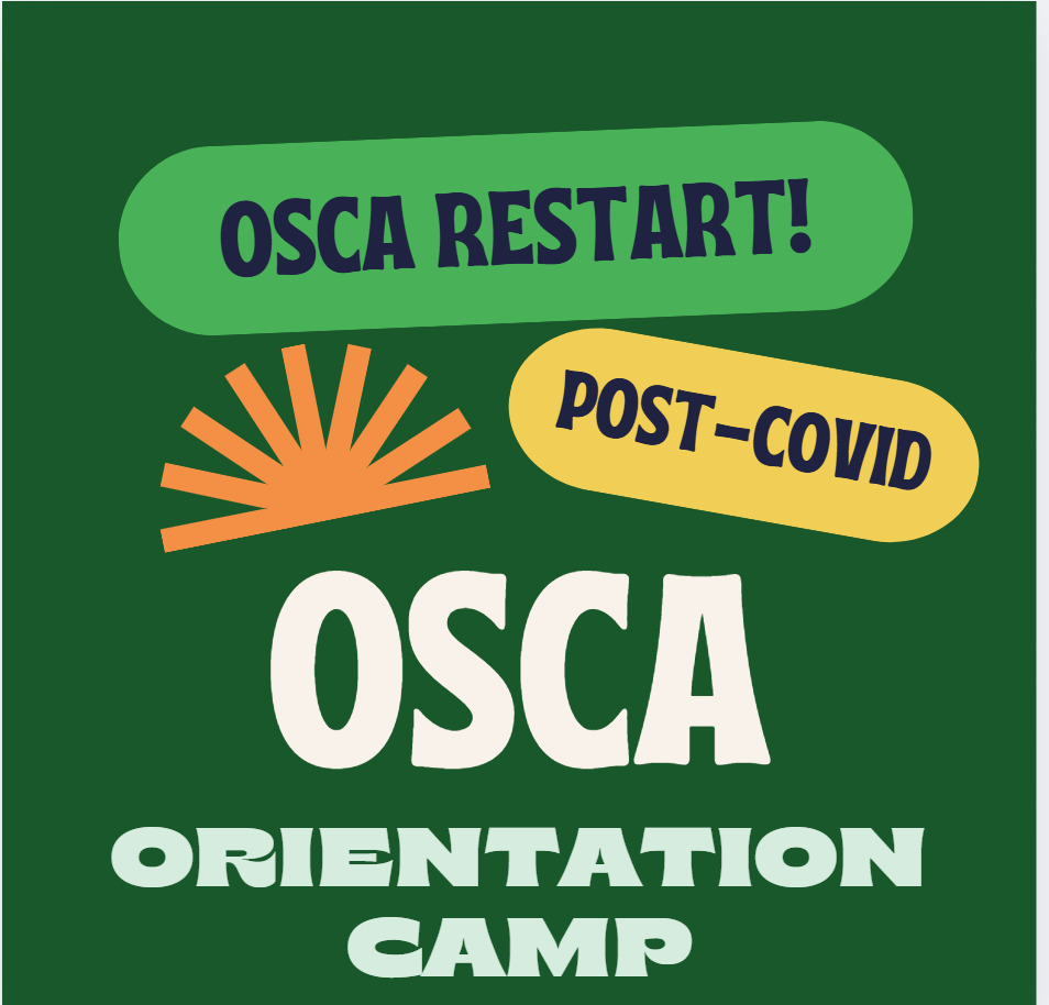 OSCA Restart — orientation camp materials